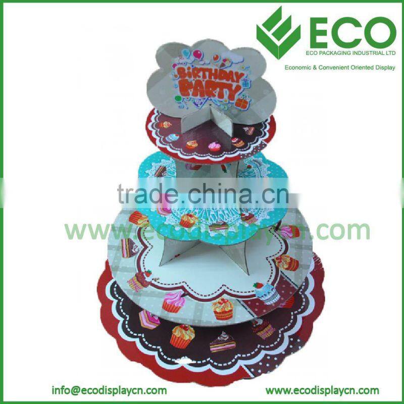 metal cupcake stands, cardboard display box