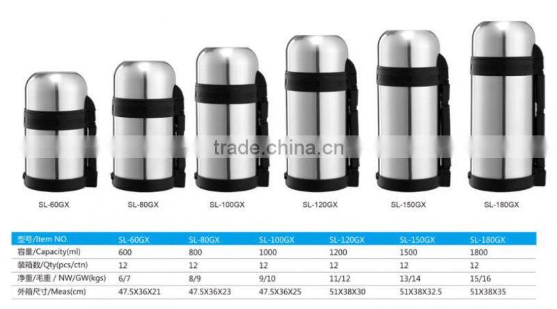 DGCCRF/LFGB /BSCI certified double wall stainless steel travel bottle /thermal pot