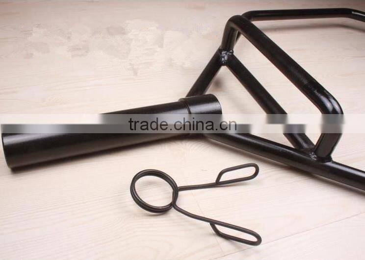 olympic crossfit black painting weightlifting hex trap bar