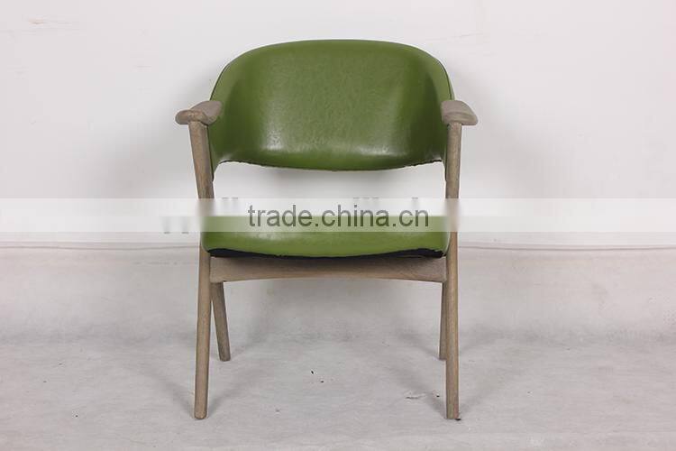 Rural Style Wooden Small Armchair