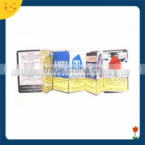 Custom printing advertising folding magnetic phone book