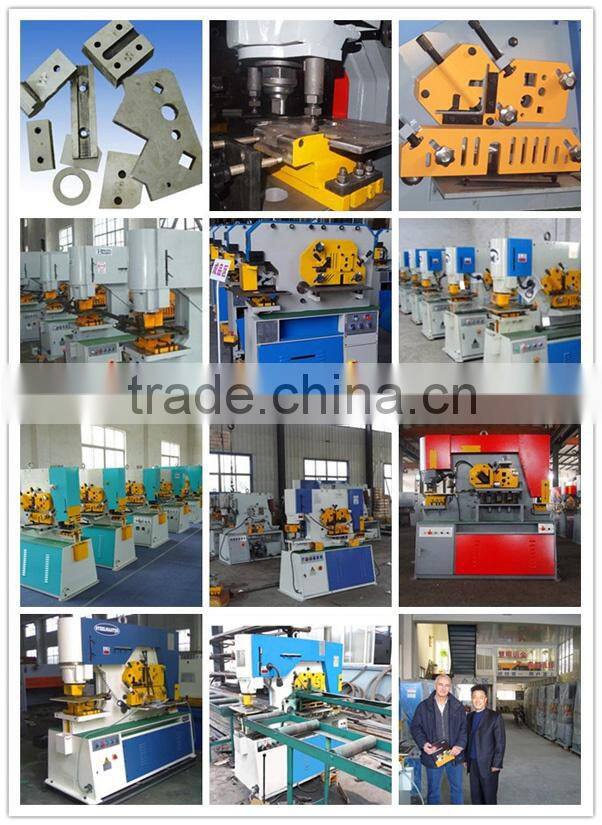 double cylinder hydraulic punch and shear ironworker
