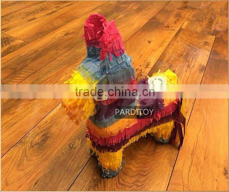 2016 Factory rainbow donkey pinata manufacturers