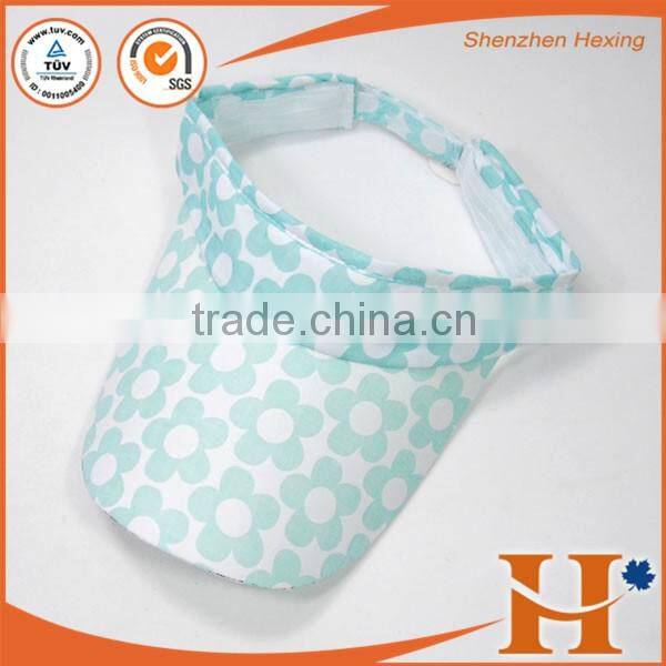 Custom high quality promotion visor cap transparent with competitive price