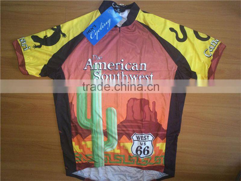 2015 Sleeveless cycling jersey with quick dry moisture transfer function