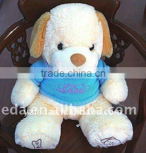 Plush dog in sweater/stuffed dog/plush toys
