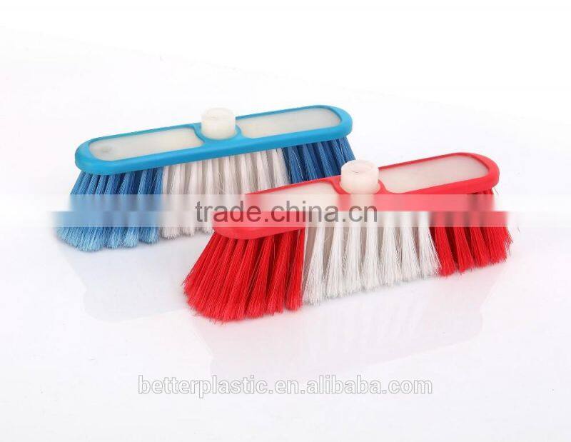 Plastic Household Cleaning Broom With TPR Cover