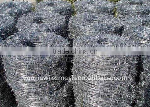 Galvanized Barbed Iron Wire (Youjie Factory)