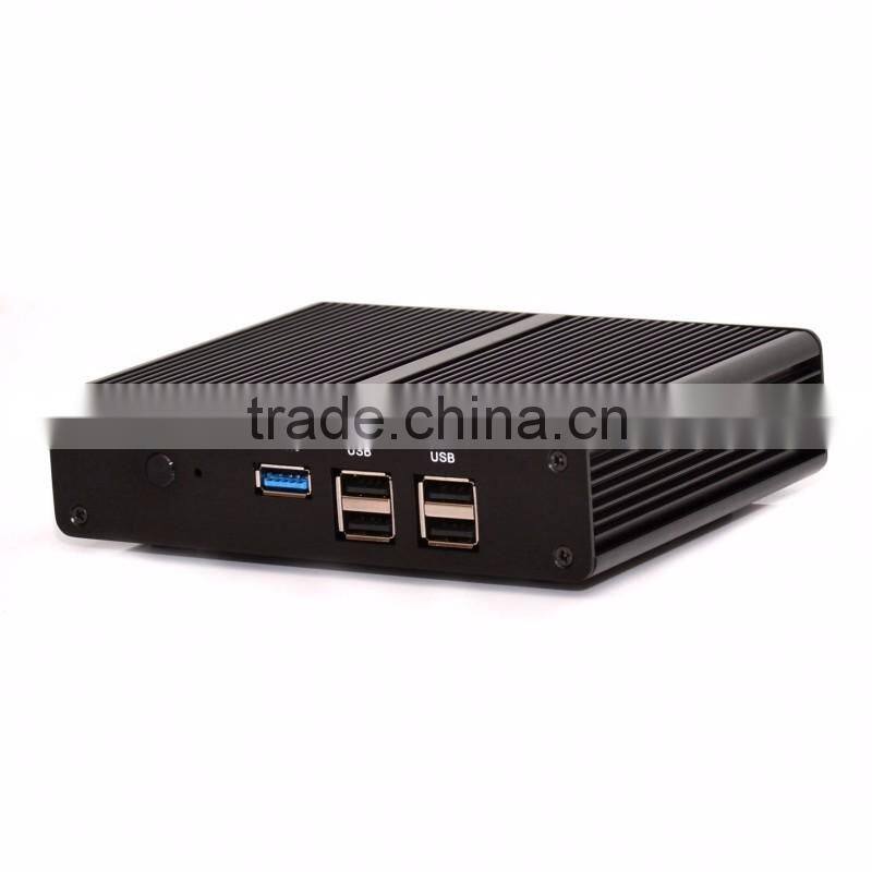 Mini PC Dual HDMI Fanless PC intel J1900 1* Realtek RTL8168E low power 8G RAM SSD 64G