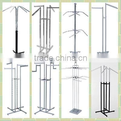 2015 wholesale price ajustable department store display racks/metal hanging display racks