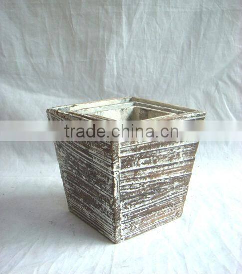 new style wooden flowerpot(FSC Certificate)