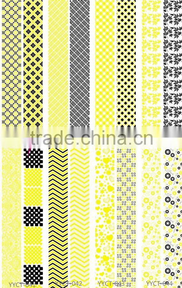 New 2015 hot metallic 3D nail stickers