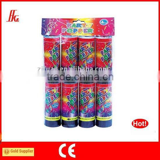 Great for parties and weddings brightly metallic confetti launcher