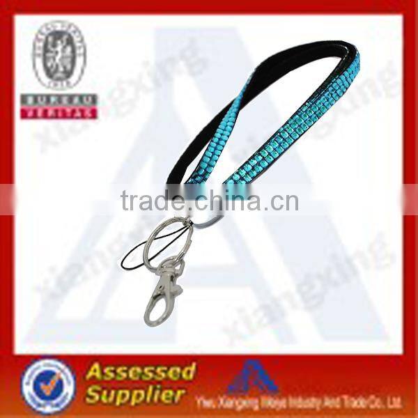 Rhinestone Lanyard with camer and ID card holder