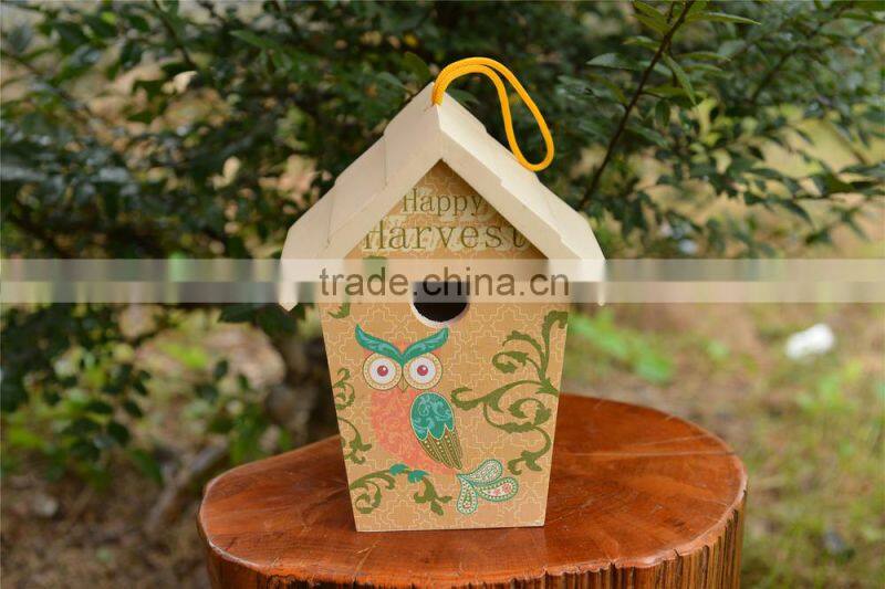 Garden Decorative Wooden Bird Cages Natural bird nest