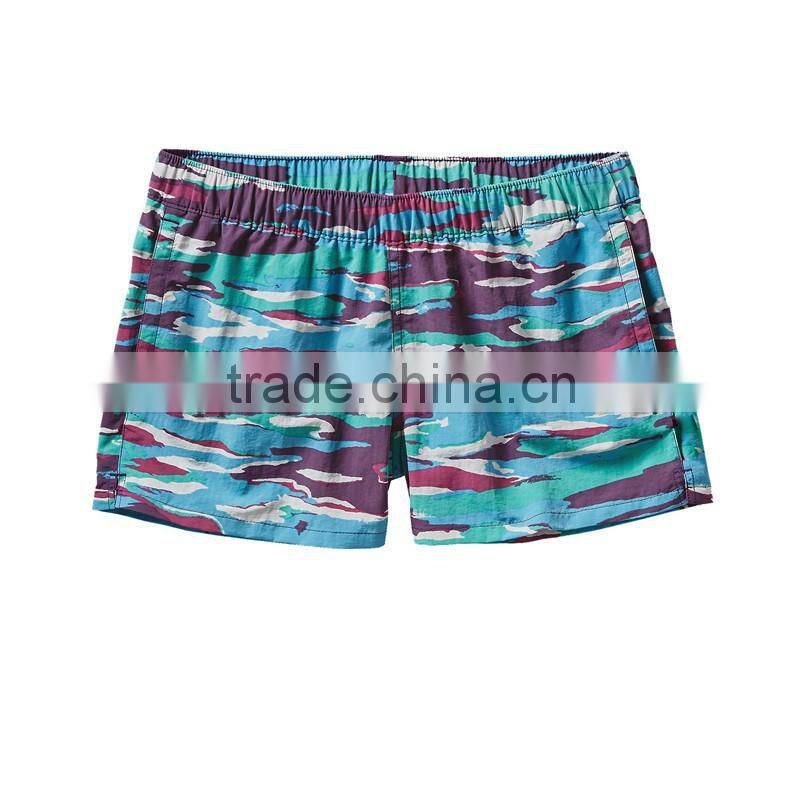 Wholesale 2016 Factory Custom Nylon Shorts For Woman