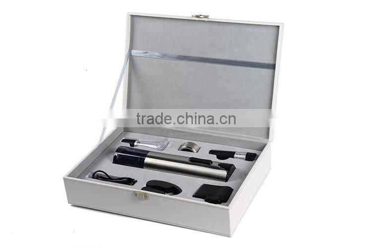 Special Design Cordless Electric Wine Opener And Stopper Set