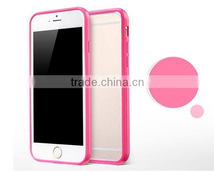 Hybrid Matte PC+TPU bumper case for iphone 6