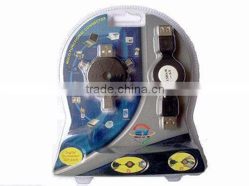 Computer Connector Cable/USB F TO USB M Extension Cable/ 5 in 1 adapter