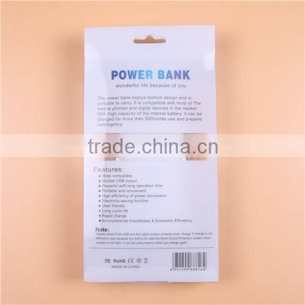 Factory Wholesale 12000mAh Dual USB Power Bank with Table Lamp