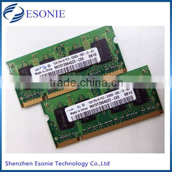 China work on all motherboard ram memory ddr2 1gb 800mhz laptop original chips