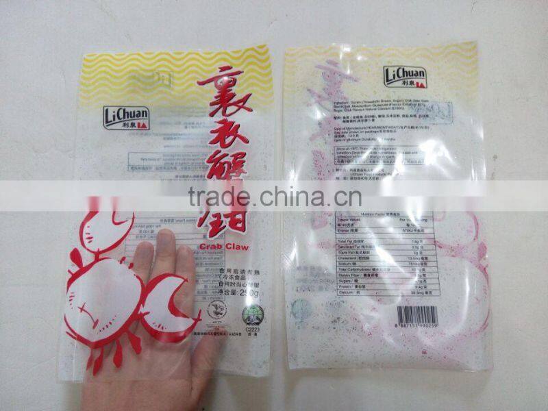 Nylon & LDPE Food Grade Vacuum Packaging Bag For Ready To Eat Food