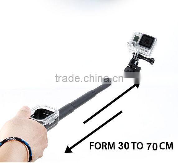 Handheld Monopod With WIFI Remote Housing And Mount Adapter For Gopro 4