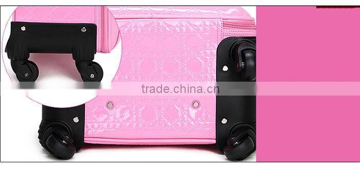 20''24''28'' inch PU travel trolley luggage carry-on suitcase travel trolley bag