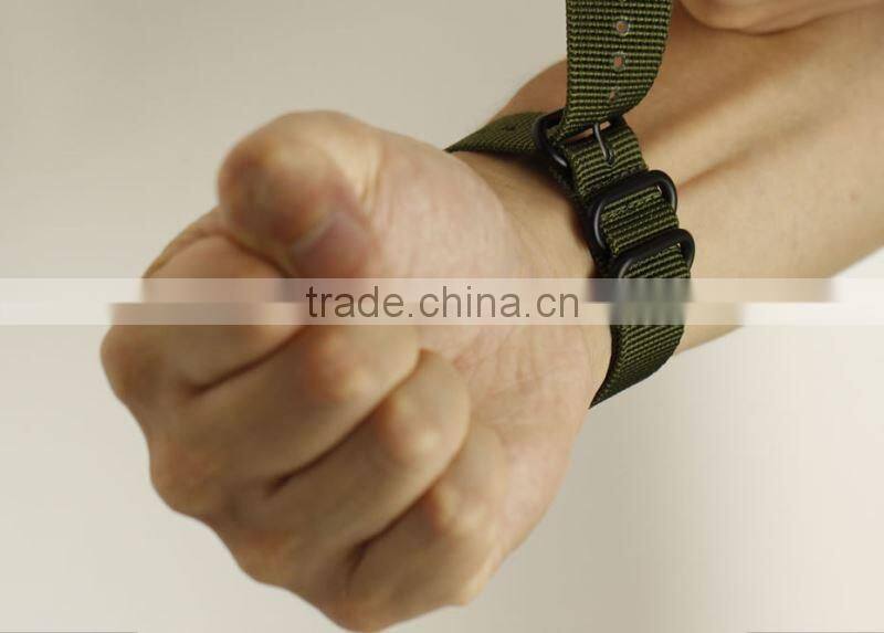 Infantry Luxury Zulu 22mm Army Green Nylon Watch bands