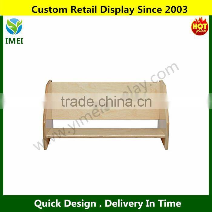 Tabletop Book Display, All-Birch Veneer Panel, 4-Coat UV Acrylic, 24" x 11-1/2" x 11-1/2", Natural W YM6-377