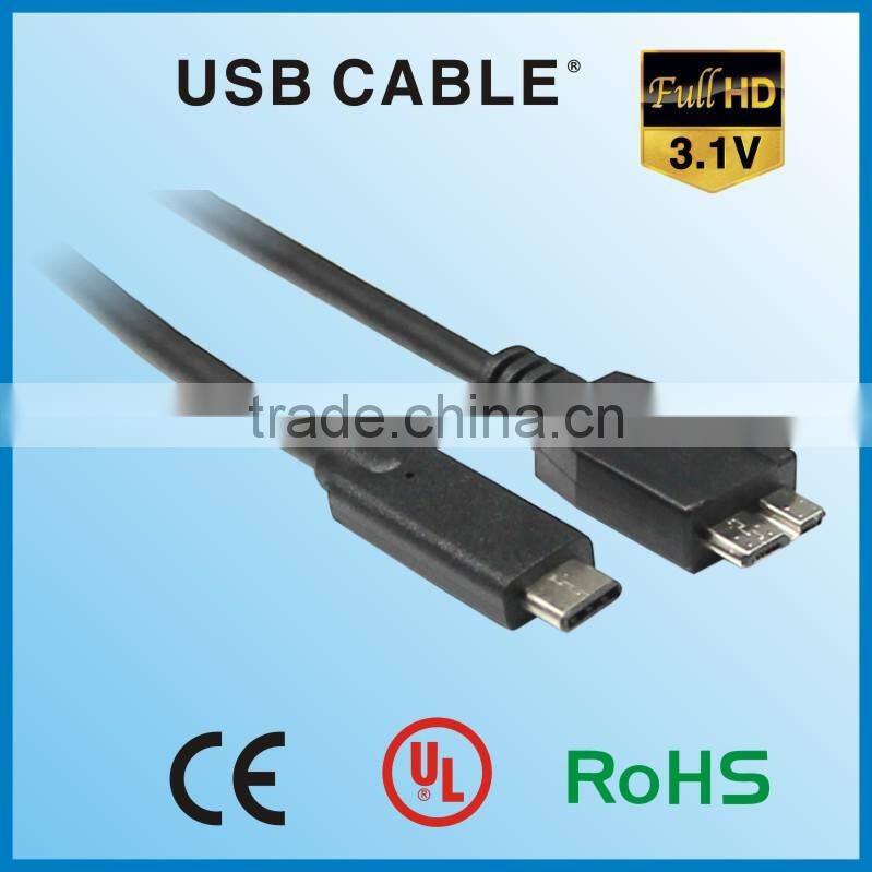USB 3.1 Type C male to USB 3.0 Micro B Male Cable