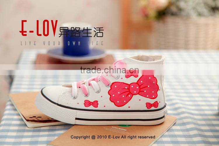 NO.Z021 Fashion design manufacturer Hot sales cheap new style wholesale kids white canvas shoes