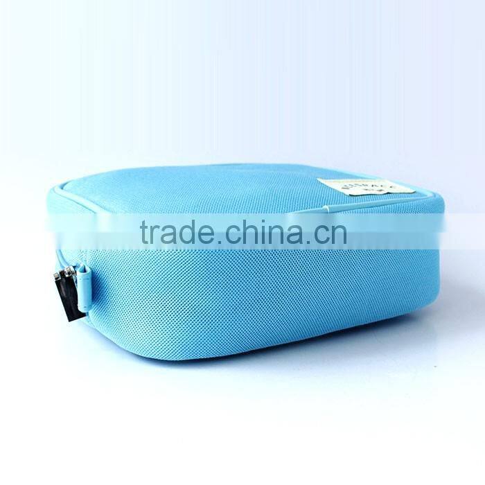 Two set blue mesh cosmetic bag with hanger Factory direct