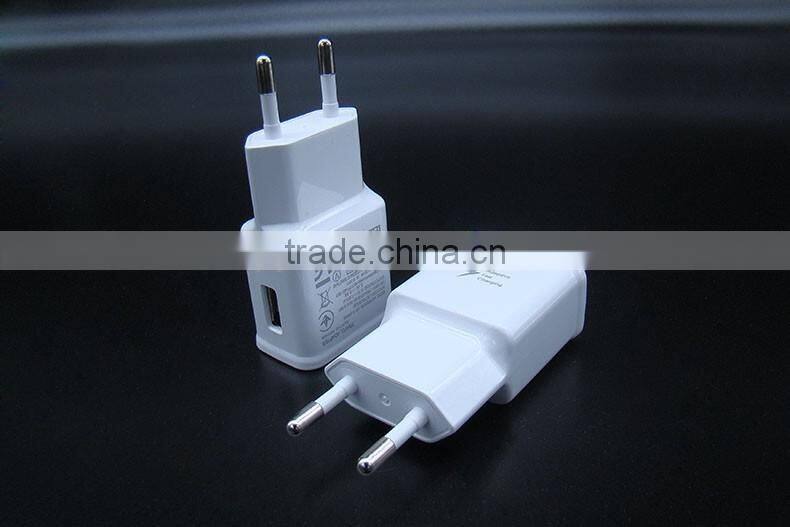 EU USB travel wall power adapter single port dual port charger 5V 2A for Samsung for moblie phone