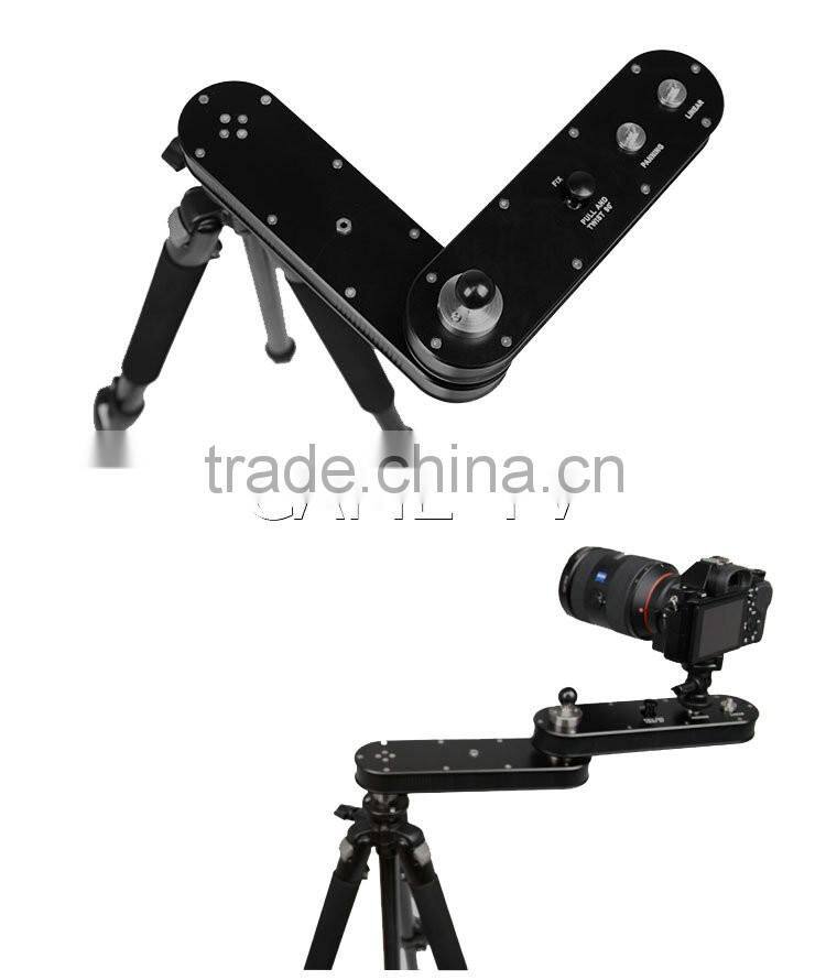 Folding Arm Slider provides both linear and panning mode
