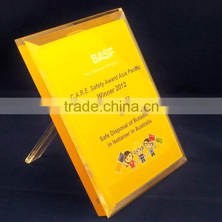 transparent acrylic awards/trophy