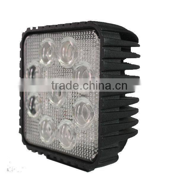 9v~32v 27w car accessary RGD1004 ip68 camping truck boat led work light,led tractor light