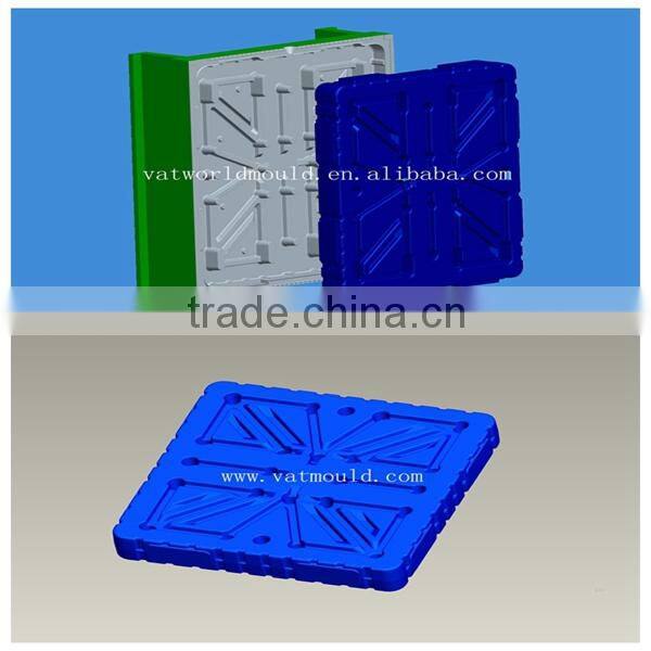 plastic pallet mould/shipping plastic pallet/heavy bearing pallet