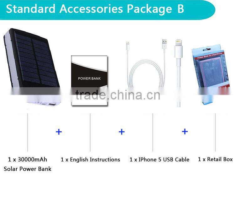 30000mah universal portable power bank
