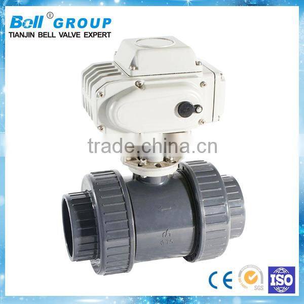 health class plastic ball valve by mini motor control