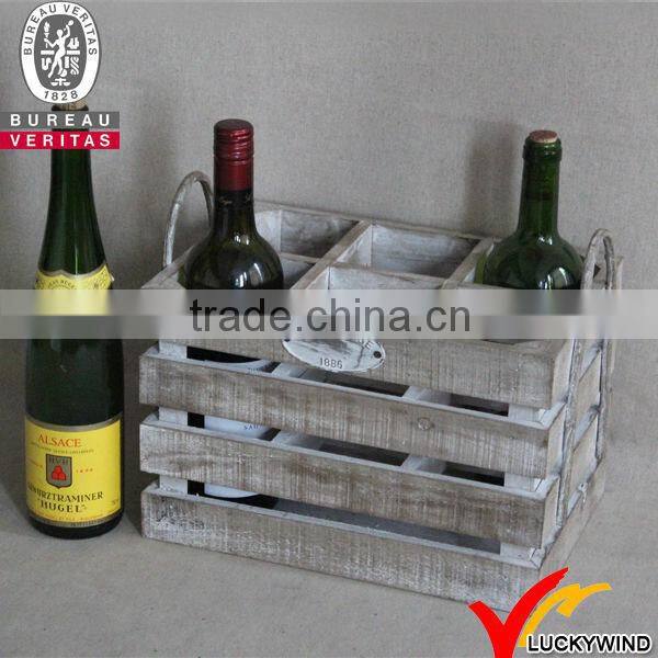 shabby chic french country style wine holder wood