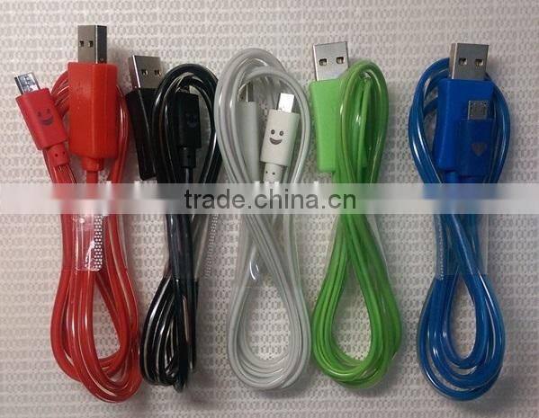 Good quality and interesting micro usb cable with led light, LED USB cable