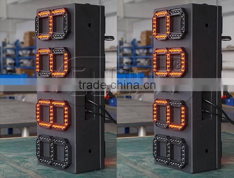 Iran 45Inch White Color 88:88 and 88:88:88 Time and temp led sign and digitals time clock