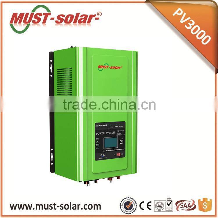 Off Grid DC 24v to AC 230V Home Power Inverter 3KW for Solar Energy Supply