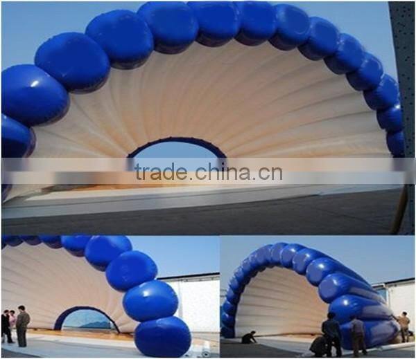 2016 Hot sale inflatable shell tent for stage cover