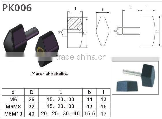 china plastic shower or cabinet knob