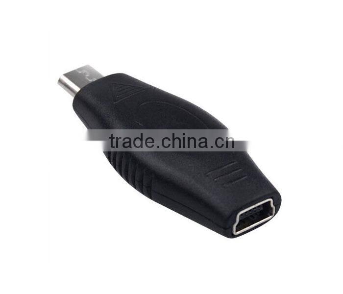 Micro USB 2.0 Male to Mini USB Female Adapter Converter Connector USB Adapter