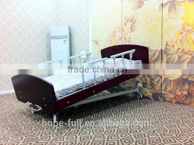 H838a Multfunctions electric nursing home furniture for patient house care bed