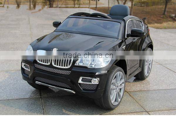 Children's electric toy car baby round battery remote control double drive car children car