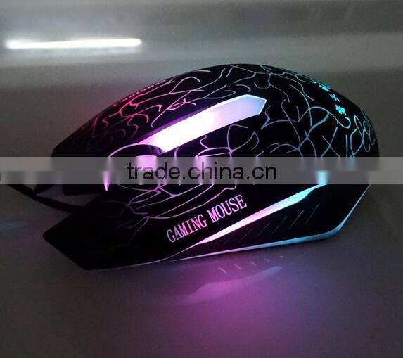 Lighting 7 Colour 6 buttons gaming mouse